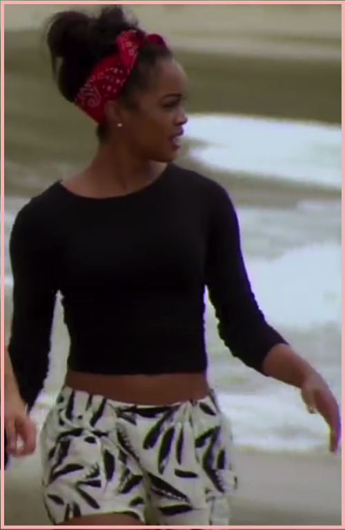 Rachel Week 6 St Thomas Arrival Outfit